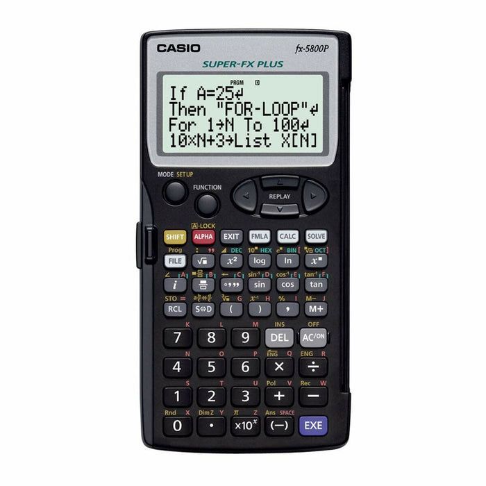 Научен Калкулатор Casio FX-5800P-S-EH Черен