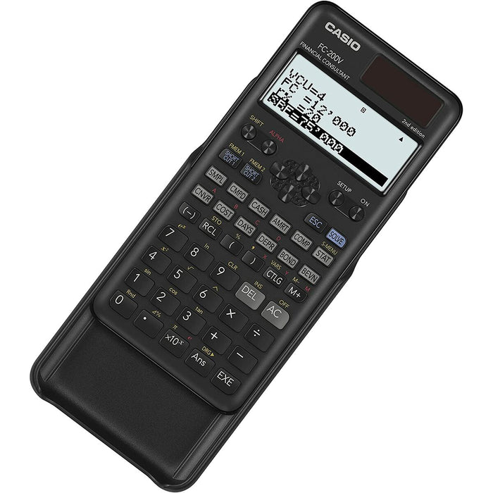 Калкулатор Casio FC-200V-2-W-ET Черен Пластмаса 16,2 x 7,7 x 1,1 cm