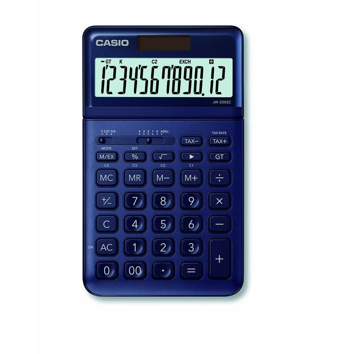 Калкулатор Casio JW-200SC-NY Син Пластмаса
