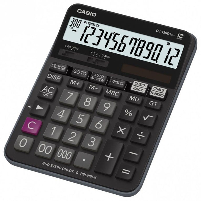 Калкулатор Casio DJ-120DPLUS - 12 разряден, 192 x 144 x 34.6 mm