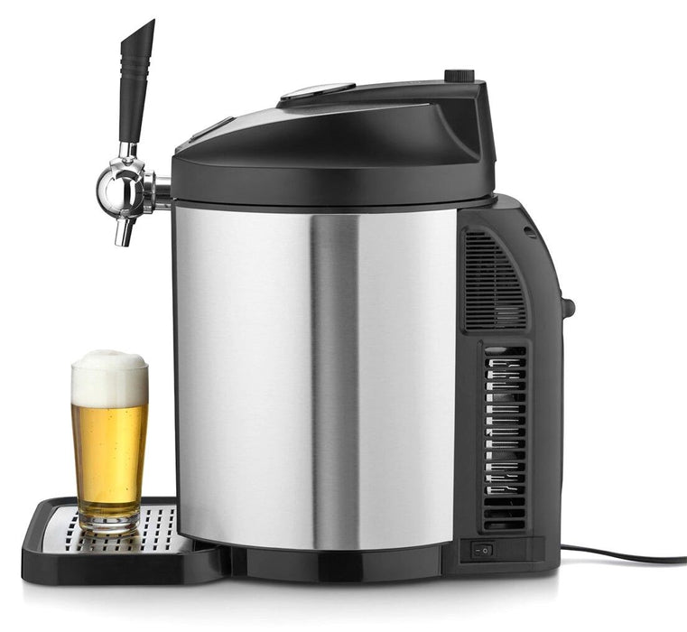 Диспенсър за бира Caso - BeerMaster, 5 l, черен/сребрист