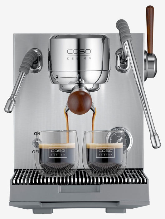 Кафемашина CASO - EspressoGourmet Advanced, 19 bar, 3000 W, сребрист