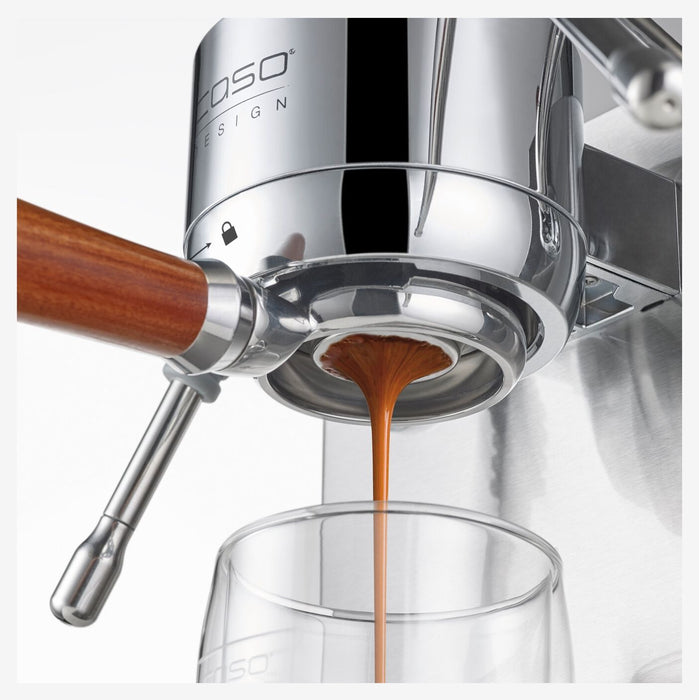 Кафемашина CASO - EspressoGourmet Advanced, 19 bar, 3000 W, сребрист