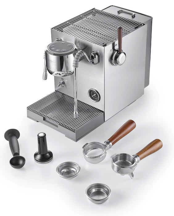 Кафемашина CASO - EspressoGourmet Advanced, 19 bar, 3000 W, сребрист