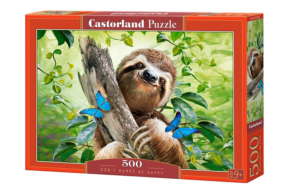 Пъзел Castorland от 500 части - Не бързай, бъди щастлив