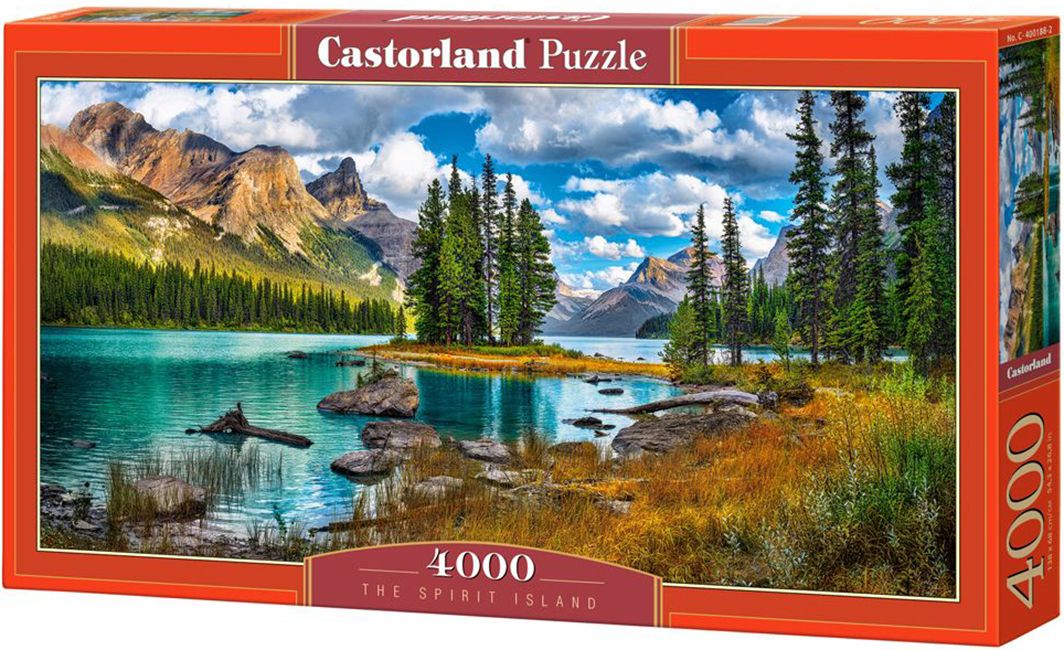 Панорамен пъзел Castorland от 4000 части - Островът на духовете, Канада