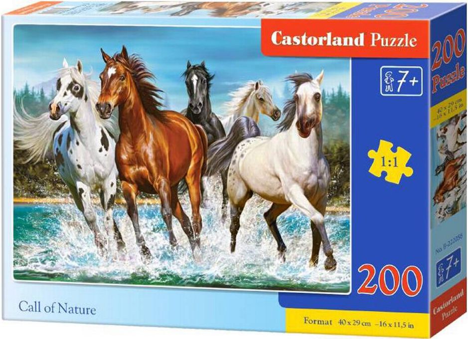 Пъзел Castorland от 200 части - Повикът на природата