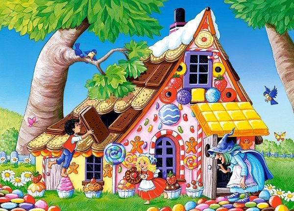 Пъзел Castorland от 120 части - Хензел и Гретел