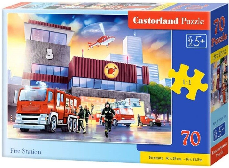 Пъзел Castorland от 70 части - Пожарна