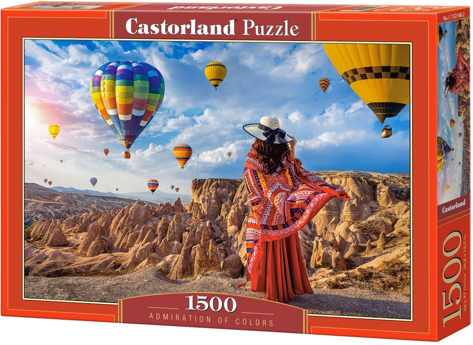 Пъзел Castorland от 1500 части - Възторг на цветовете