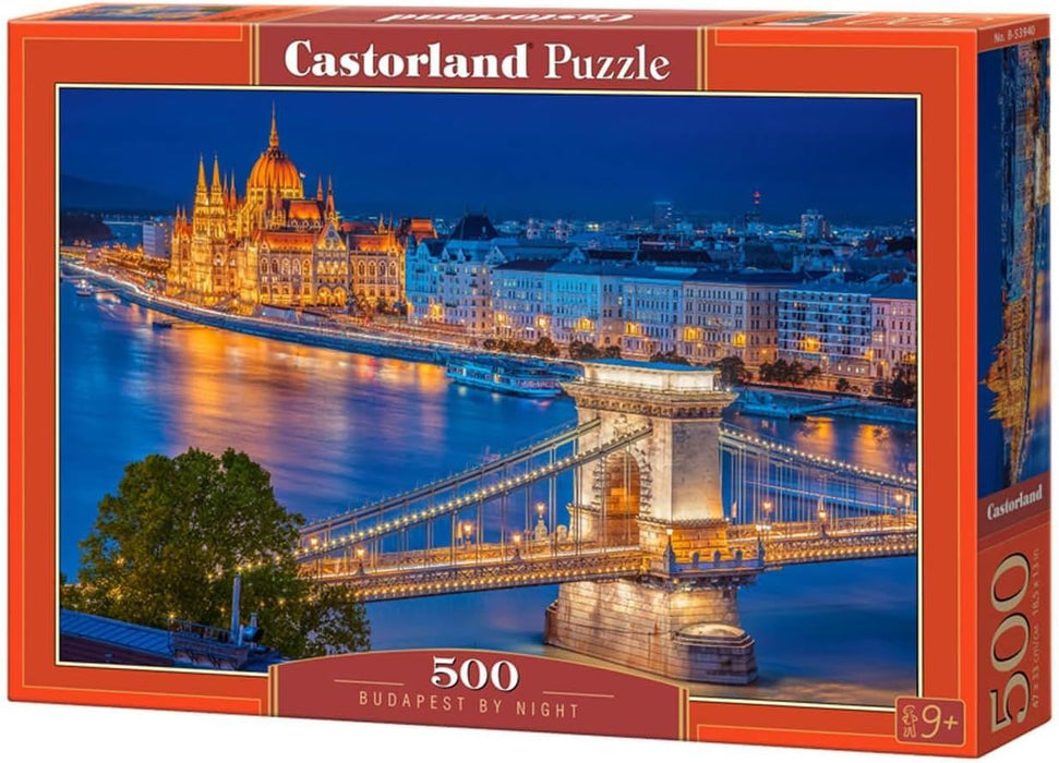 Пъзел Castorland от 500 части - Будапеща през нощта