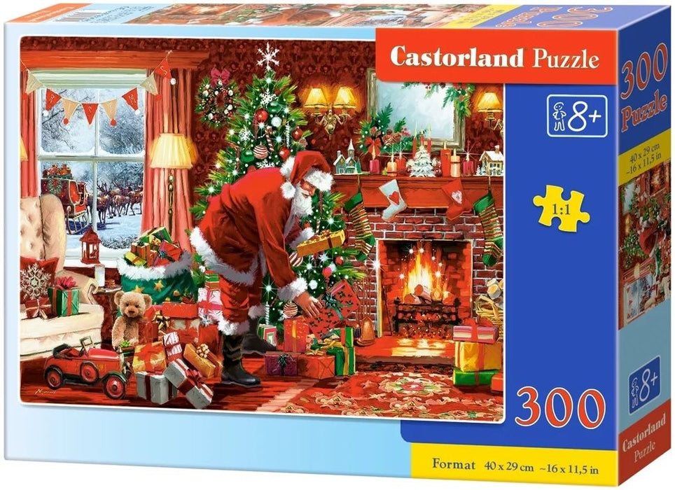 Пъзел Castorland от 300 части - Специалната доставка на Дядо Коледа