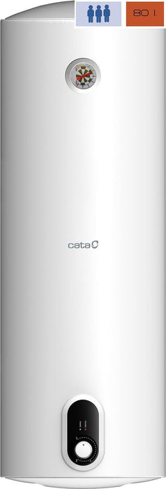 Електрически бойлер Cata - CTRH-80-REV, 1500 W, 80 l, бял