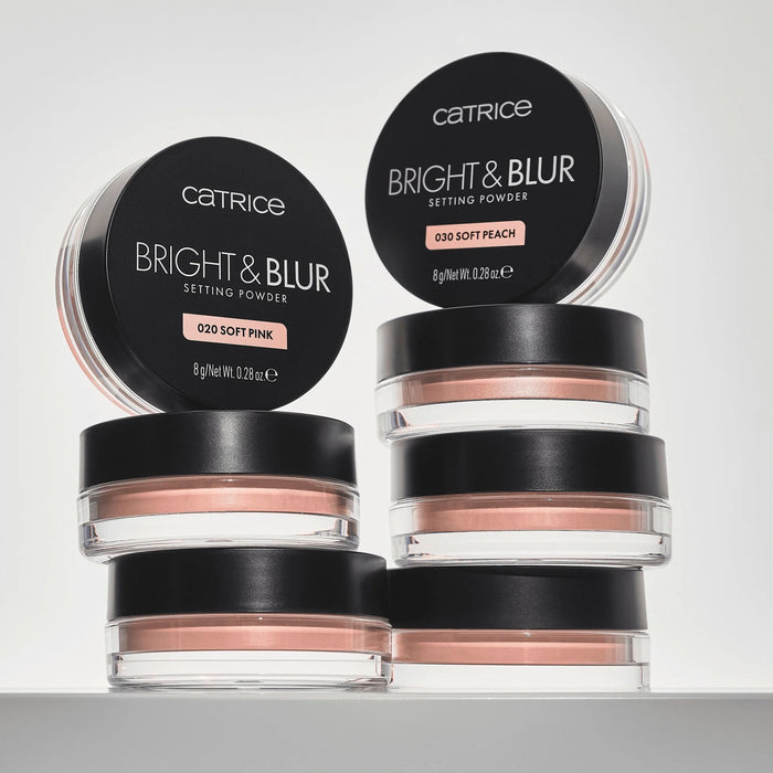Фиксираща пудра за лице Bright & Blur 020 Soft Pink, 8 g