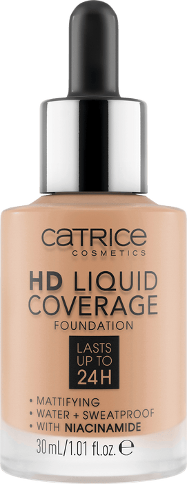 Фон дьо тен за лице HD LIQUID COVERAGE - Nr. 040 Warm Beige, 30 g