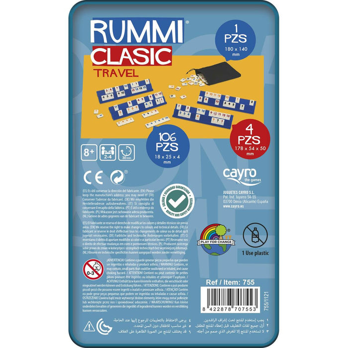 Настолна игра Rummi Classic Travel Cayro 150-755 11,5 x 19,5 cm