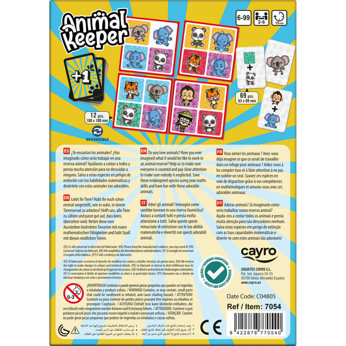 Настолна игра Cayro Animal Keeper ES
