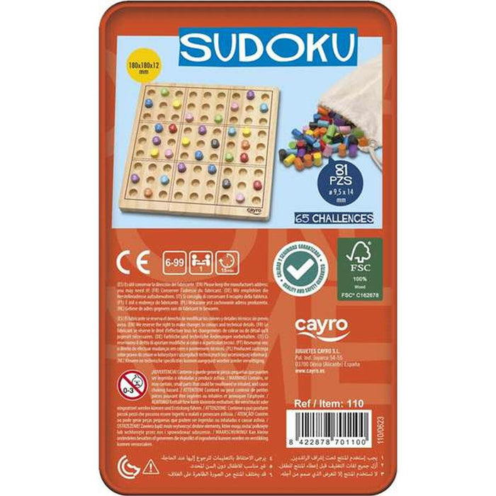 Sudoku Cayro 18 x 18 x 1,2 cm 81 Части