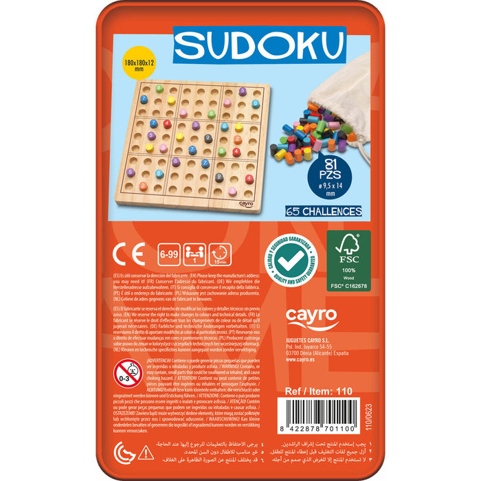 Sudoku Cayro 18 x 18 x 1,2 cm 81 Части
