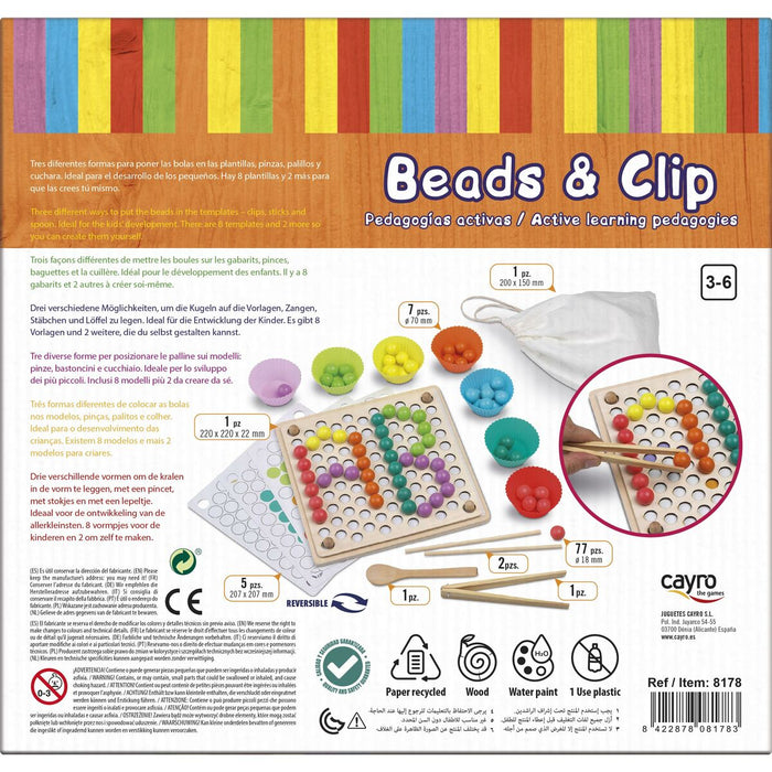 Образователна Игра Cayro Bead & Clip