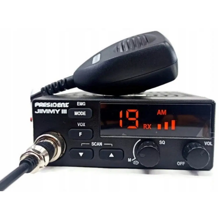 CB Radio PRESIDENT JIMMY III (мощност на предавателя - 4W