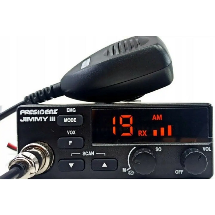 CB Radio PRESIDENT JIMMY III (мощност на предавателя - 4W