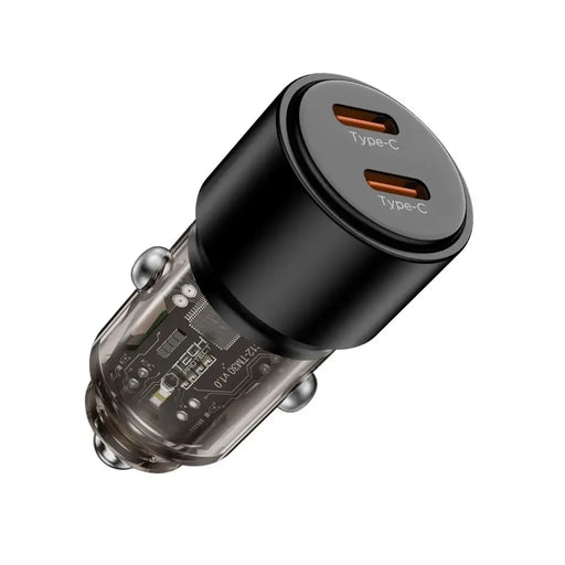 CC03 2-port PD100W зарядно за кола - черно