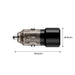 CC03 2-портово зарядно за кола PD75W - черно