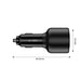 CC04 3-портово зарядно за кола PD175W - черно