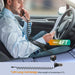 CC05 Зарядно за кола 2-портово PD60 W + USB-C кабел - черно