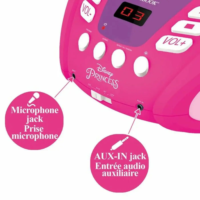 CD MP3 блутут радио Lexibook PRINCESA DE DISNEY Bluetooth