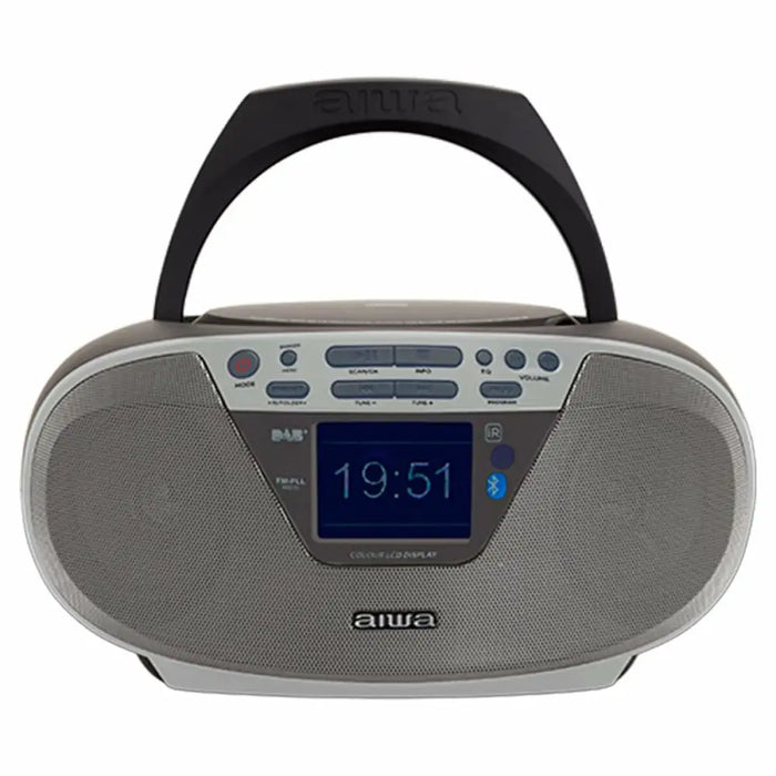 CD MP3 радио Aiwa BBTU500DAB/SL Сребрист FM