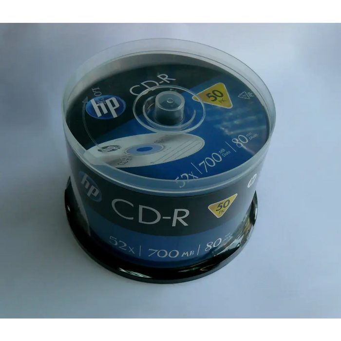 CD-R HP (Hewlett Packard) 80min./700mb. (ш-л 50)