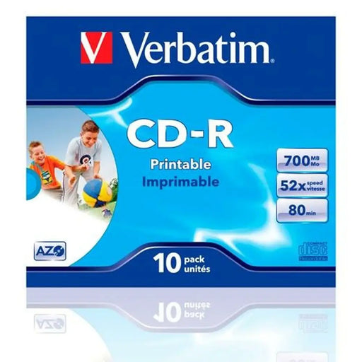 CD-R Verbatim CD-R AZO 700 MB 52x 10 Части (10 броя)