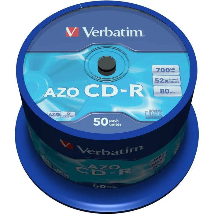 CD-R Verbatim Azo 700 MB 52x 50 Части (4 броя)