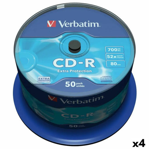 CD-R Verbatim Extra Protection 700 MB 52x 50 Части (4 броя)