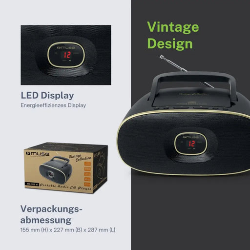 CD радио Muse MD202VT