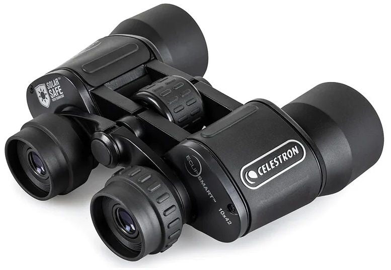 Бинокъл Celestron - EclipSmart Solar, 10x42, черен