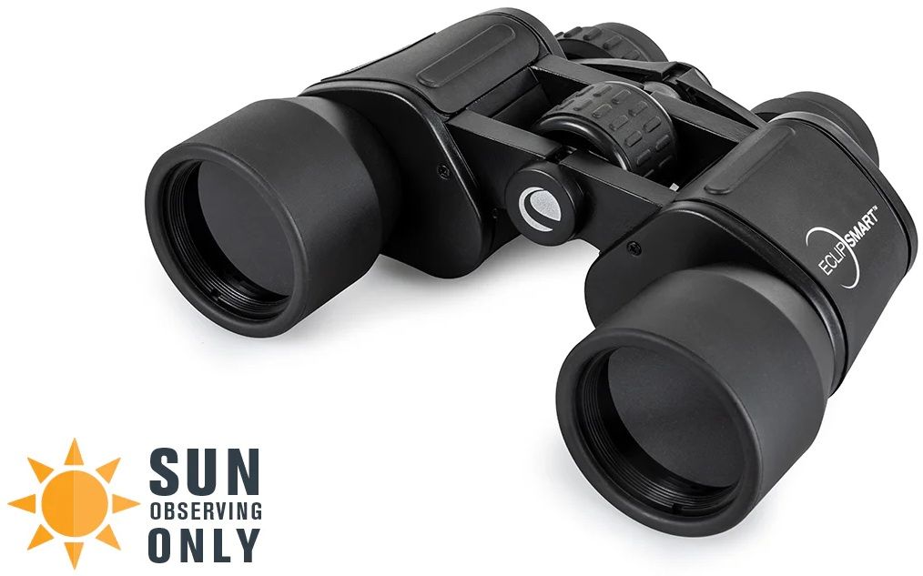 Бинокъл Celestron - EclipSmart Solar, 10x42, черен