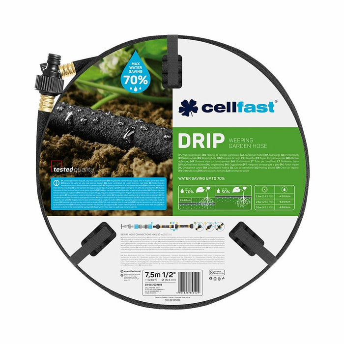 Капкова тръба Cellfast 7,5 m Ø 12,5 mm Капково напояване