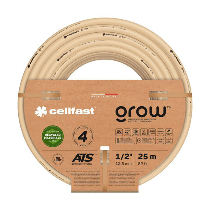 Маркуч Cellfast Grow 25 m 3/4" Ø 19 mm Бежов