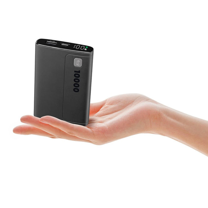ВЪНШНА БАТЕРИЯ 10000MAH POWER DELIVERY 20W ЧЕРНА CELLULAR LINE ELITE