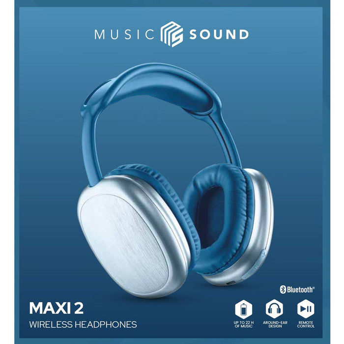 Стерео слушалки CELLULAR LINE MAXI 2 BLUE
