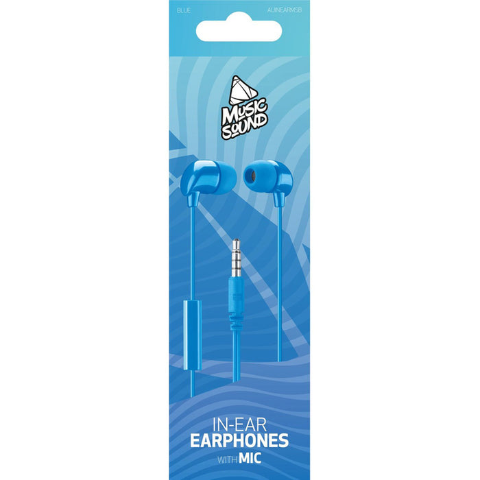 Стерео слушалки CELLULAR LINE MUSIC SOUND BLUE