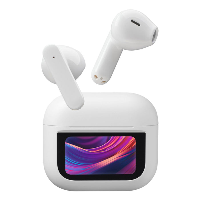 True wireless слушалки CELLULAR LINE SOUND GROOVE-LCD WHITE