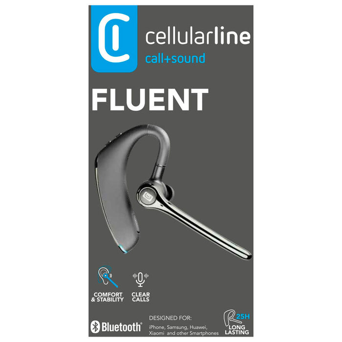 BLUETOOTH СЛУШАЛКА FLUENT BLACK