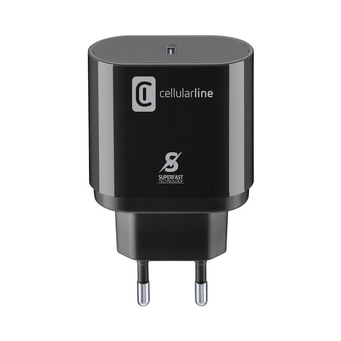 ЗАРЯДНО 220V 25W PD TYPE-C BLACK SAMSUNG