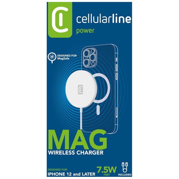 БЕЗЖИЧНО ЗАРЯДНО IPHONE MAG 7.5W WHITE