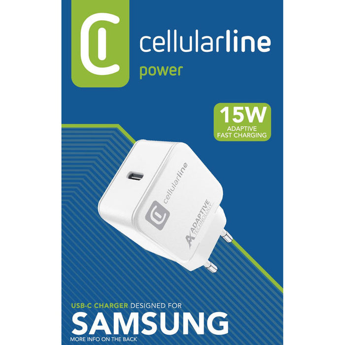 ЗАРЯДНО 220V 15W TYPE-C WHITE SAMSUNG