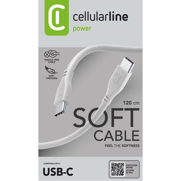 КАБЕЛ USB-C TO USB-C 1.2 m GREY
